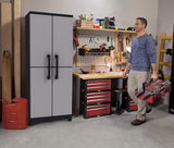 Home Garage Storage Cabinet with Doors and Shelves