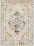 Delney Yellow Soft Area Rug