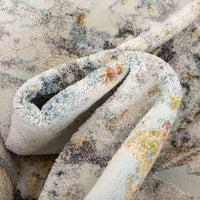 Azura Multi Abstract Distressed Pattern Runner Rug