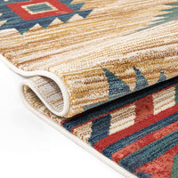 Lizette Cream Traditional Medallion Area Rug