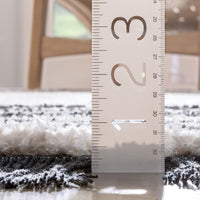 Arielle Ivory Tribal Stripes & Field Pattern Area Rug