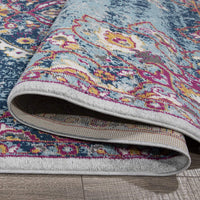 Medallion Vintage Boho Soft Area Rug Turquoise