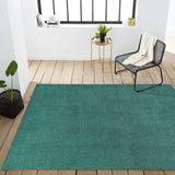 Haze Solid Low-Pile Red Soft Area Rug