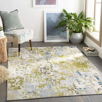 Atmos Dark Grass Green Soft Area Rug