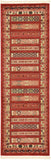 Tribal Pattern Rust Red Soft Area Rug