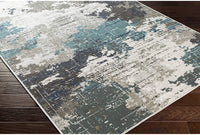 Geneva Teal Soft Area Rug