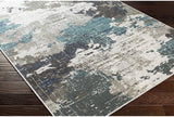 Geneva Teal Soft Area Rug