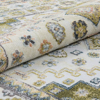 Aryn Green Tribal Medallion Pattern Area Rug