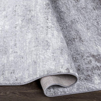 Choukri Modern Abstract Soft Area Rug Grey