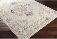 Delney Yellow Soft Area Rug