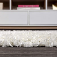 Mercer Plush Tassel Moroccan Tribal Geometric Trellis Area Rugs, Cream/Grey