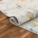 Azura Multi Abstract Distressed Pattern Runner Rug