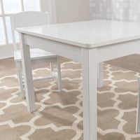 Kids Aspen Table and Chair Set - White