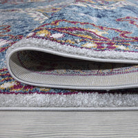 Rixos Medallion Vintage Area Rug, Blue