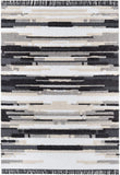 Tova Grey Abstract Tribal Pattern Area Rug