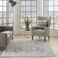 Calobra Indoor / Outdoor Area Rug, Dark Grey