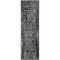 Vintage Distressed Grey/Gray / Black Area Rugs