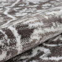 Dazzle DISA Grey Vintage Bohemian Oriental Distressed Area Rug