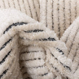 Arielle Ivory Tribal Stripes & Field Pattern Area Rug