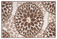 Floral Brown Area Rugs