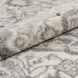 Forti Grey Persian Medallion Area Rug