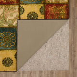 Artifact Panel Patchwork Soft Area Rug, Multi