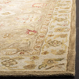 Handmade Traditional Oriental Premium Wool Area Rug,  Brown / Beige