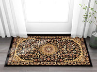 Medallion Black Oriental Area Rug