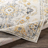 Delney Yellow Soft Area Rug