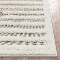 Bellagio Luna Tribal Moroccan Diamond Pattern Beige Area Rug