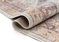 Rodeo Virden Grey Bohemian Eclectic Tribal Aztec Distressed Area Rug