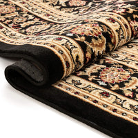 Medallion Black Oriental Area Rug