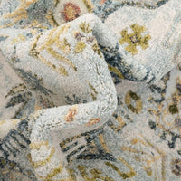 Novalie Ivory Patchwork Bohemian Medallion Pattern Area Rug