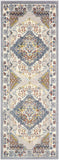 Anja Oriental Medallion Area Rug, Grey