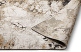 Splash Gold Grey Modern Vintage  Abstract Soft Plush Area Rug