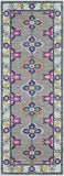 Dark Blue and Teal Updated Traditional Soft Area Rug