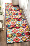 Ritzy Contemporary Retro Area Rug, Multi