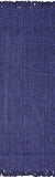 Chunky Loop Navy Blue   Jute Rug - Multiple sizes available