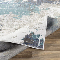 Geneva Teal Soft Area Rug