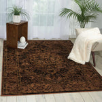 Traditional Oriental Persian Espresso Area Rug