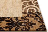 Barclay Vane Willow Damask Beige Modern Area Rug