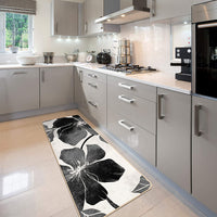 Floral Area Rug - Non Slip Large Flower Carpet for Indoor Soft Area Rugs