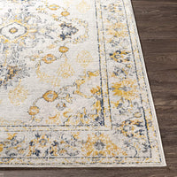 Delney Yellow Soft Area Rug