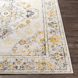 Delney Yellow Soft Area Rug