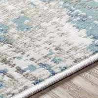 Geneva Teal Soft Area Rug