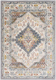 Anja Oriental Medallion Area Rug, Grey