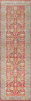 India Flower and Vine Burgundy Soft Area Rug