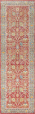 India Flower and Vine Burgundy Soft Area Rug