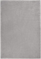 Essentials Solid Contemporary Silver Grey Area Rug