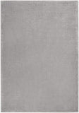 Essentials Solid Contemporary Silver Grey Area Rug